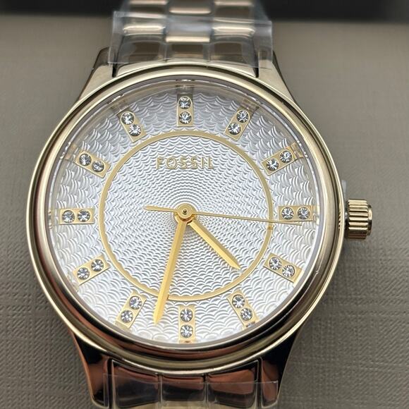 Fossil BQ3916 Women’s Modern Sophisticate 30mm Gold-Tone Stainless Steel – NWBT - Picture 9 of 15